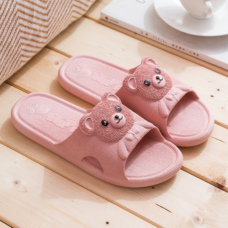 Dép Đi Trong Nhà, Văn Phòng, Nhà Tắm dép HAPPY BEAR chống trơn trượt