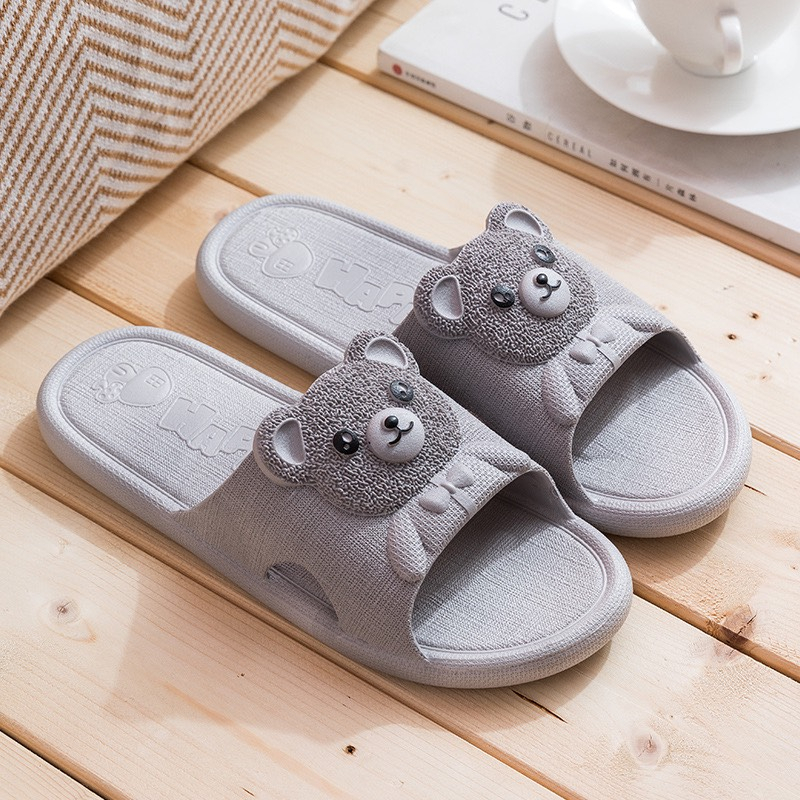 Dép Đi Trong Nhà, Văn Phòng, Nhà Tắm dép HAPPY BEAR chống trơn trượt