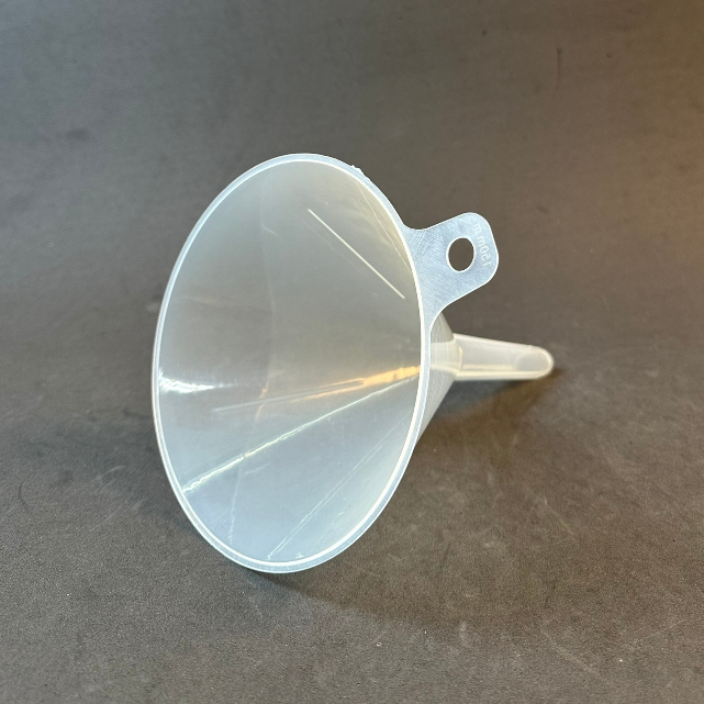 Phễu Nhựa LAB HA NOI Trong Suốt Chiết, Rót Hóa Chất, Tinh Dầu 40mm, 65mm, 75mm, 90mm, 100mm, 120mm, 150mm