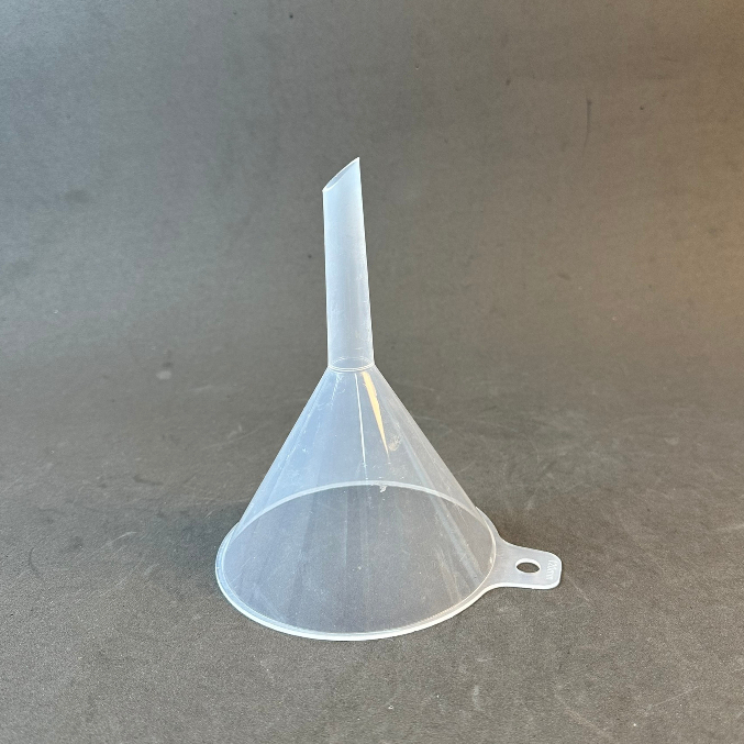 Phễu Nhựa LAB HA NOI Trong Suốt Chiết, Rót Hóa Chất, Tinh Dầu 40mm, 65mm, 75mm, 90mm, 100mm, 120mm, 150mm