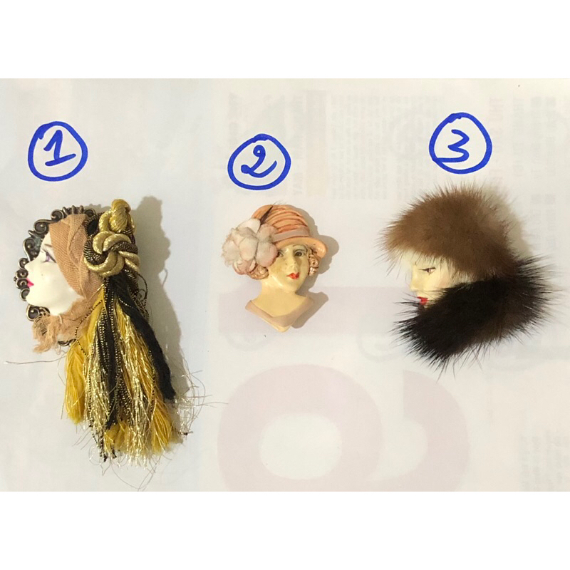 Trang sức si nhật. CÀI ÁO HÌNH CÔ GÁI ms O3