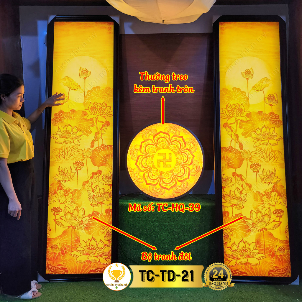 Tranh Trúc Chỉ In Đôi Mẫu 10-12 | Giá Gốc Chuẩn Phong Thủy | CHANTHIENMY.ASIA