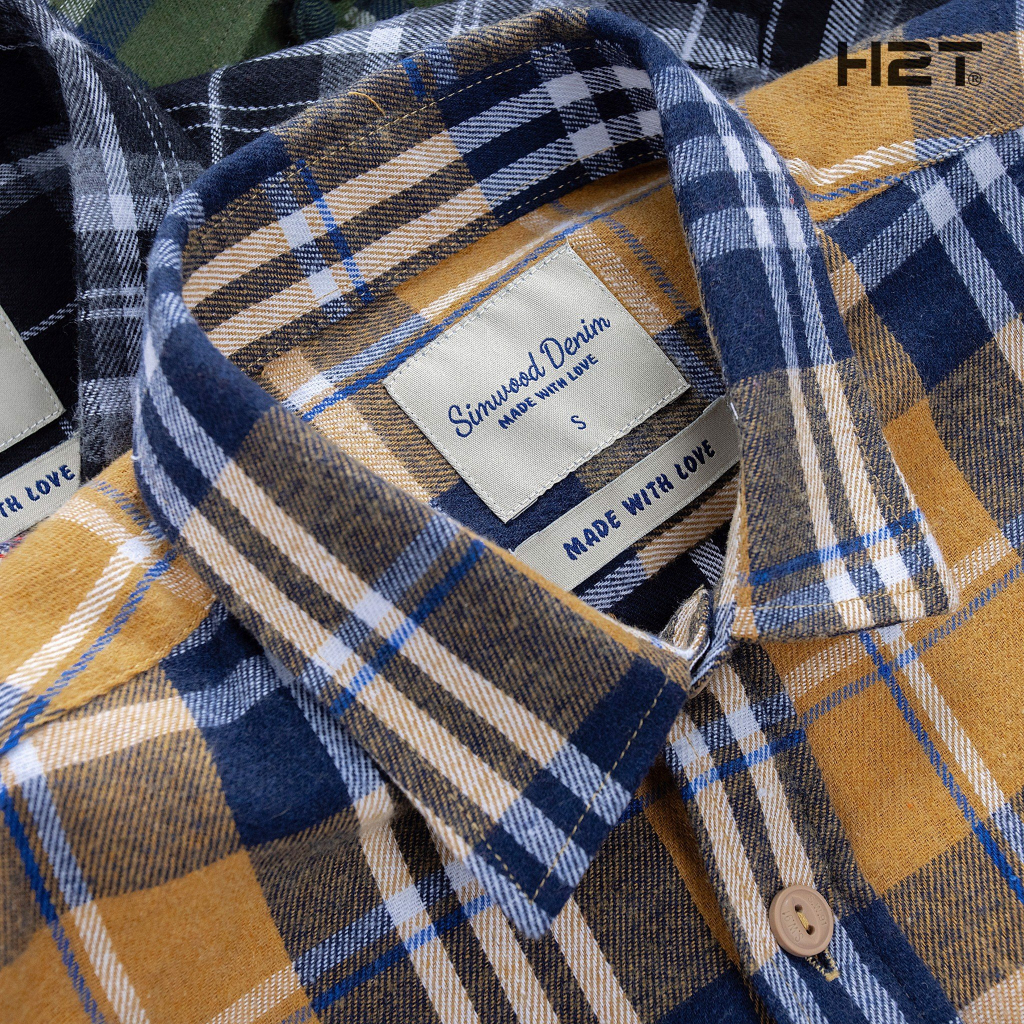 Sơ Mi Flannel Vải Dạ Kẻ Caro 1580