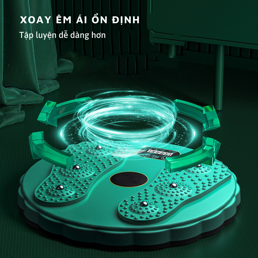 Đĩa xoay eo bản mới 2023, bàn xoay eo tập thể dục giảm cân tại nhà, dụng cụ tập bụng tại chỗ