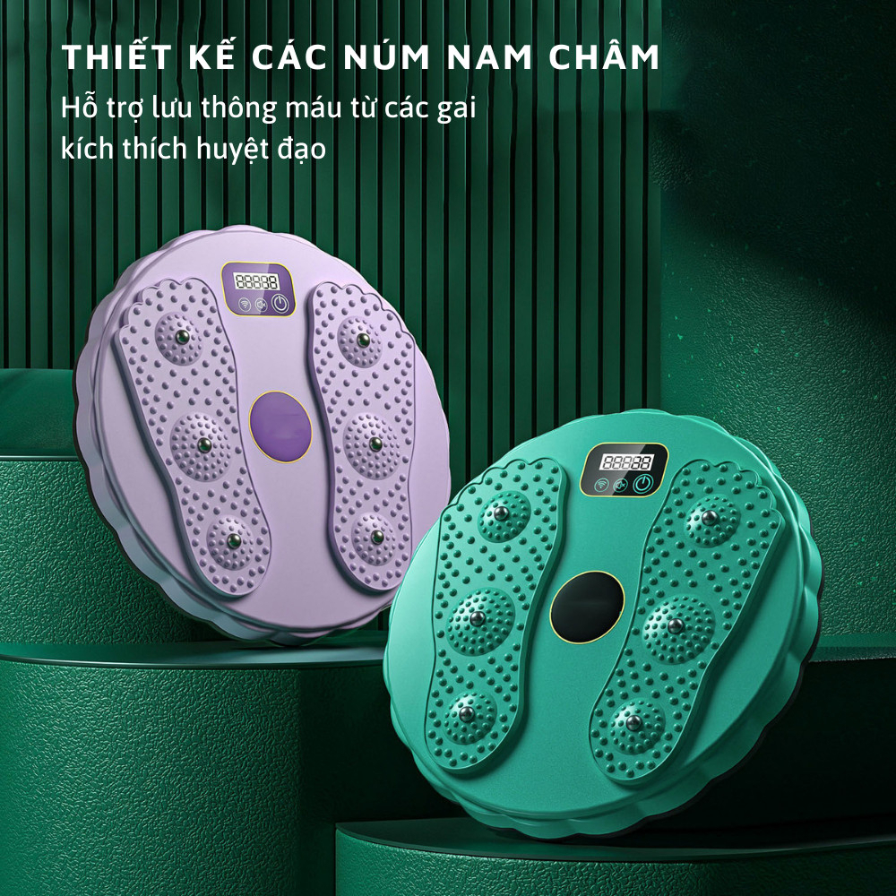 Đĩa xoay eo bản mới 2023, bàn xoay eo tập thể dục giảm cân tại nhà, dụng cụ tập bụng tại chỗ