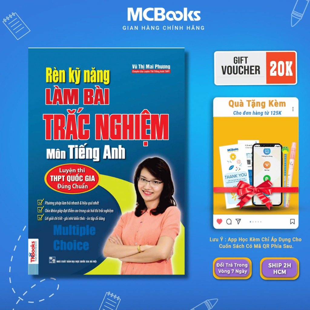 Sách - Rèn Kỹ Năng Làm Bài Trắc Nghiệm Môn Tiếng Anh