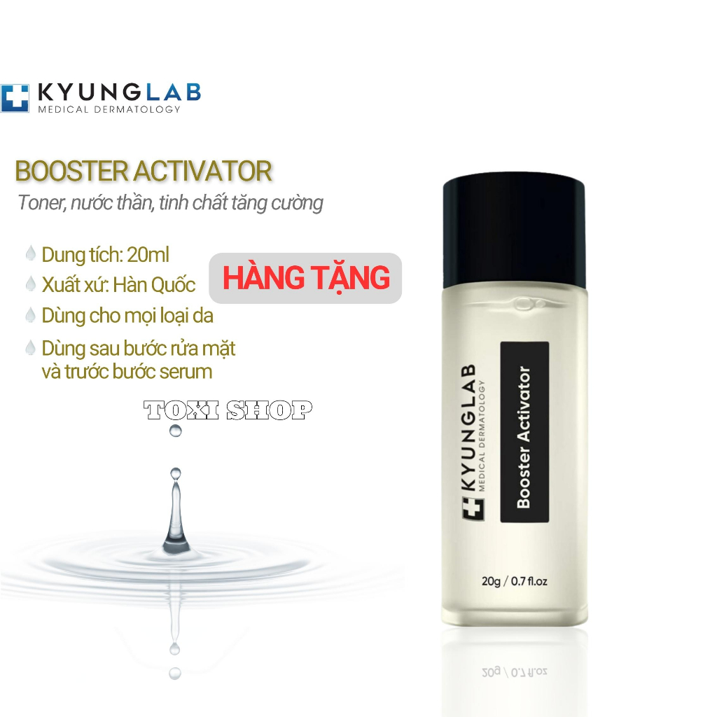 Toner Kyunglab, tinh chất tăng cường Activator Booster 20ml