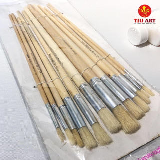 Bộ Bút Lông Lợn vẽ Sơn Dầu, Acrylic đầu tròn