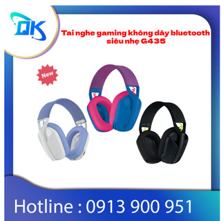 Tai Nghe Gaming Logitech Không Dây Bluetooth Siêu Nhẹ G435 -Hàng Chính Hãng