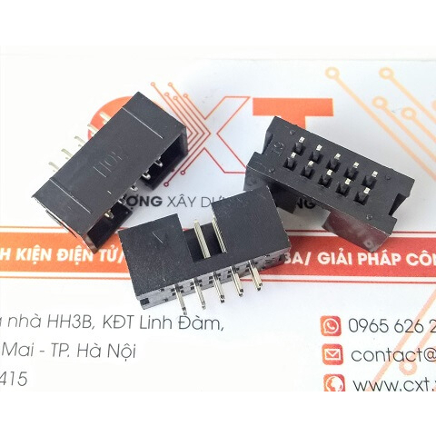 Cổng DC3 10Pin 2.54mm đực thẳng