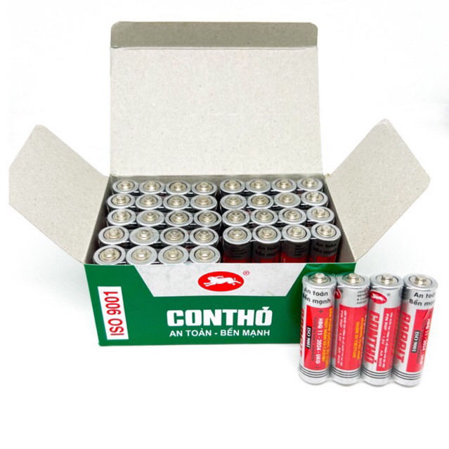 Hộp Pin Con Thỏ AA và AAA 1,5V giá sỉ