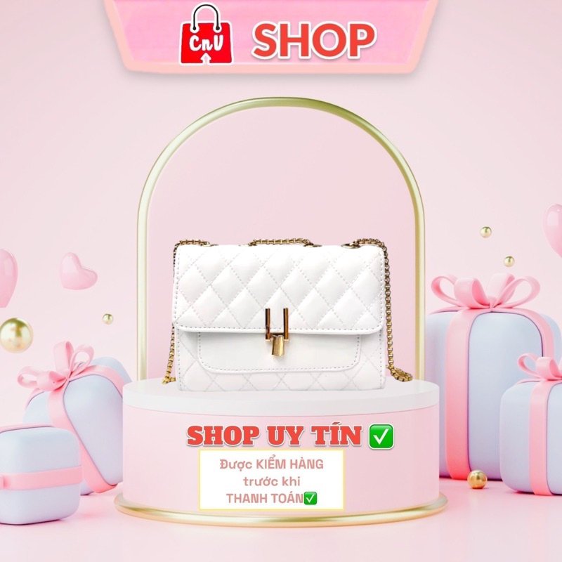 Túi kẹp nách, túi đeo vai khoá y thời trang dự tiệc và đi chơi phong cách CNV