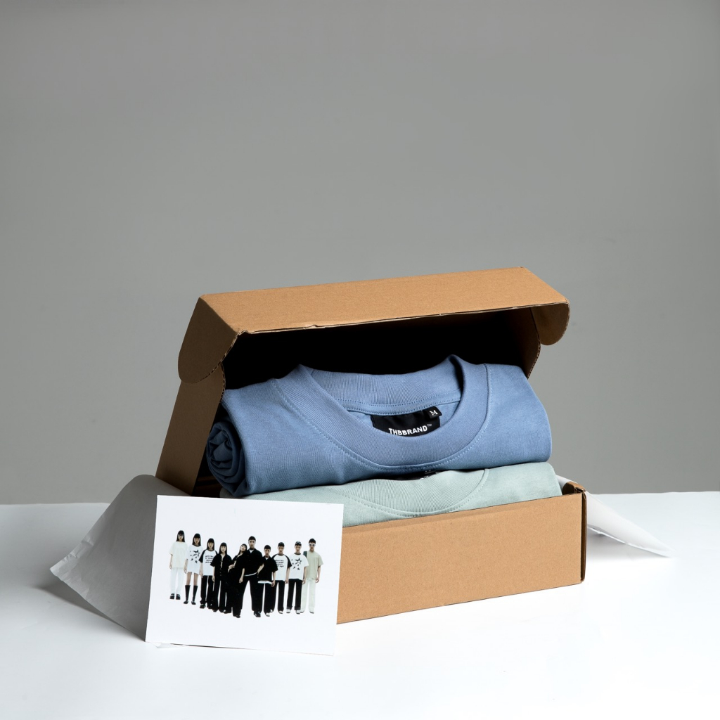 Áo Thun Trơn 100% cotton 2c  250-280GSM form Oversized - chính hãng THBBRAND