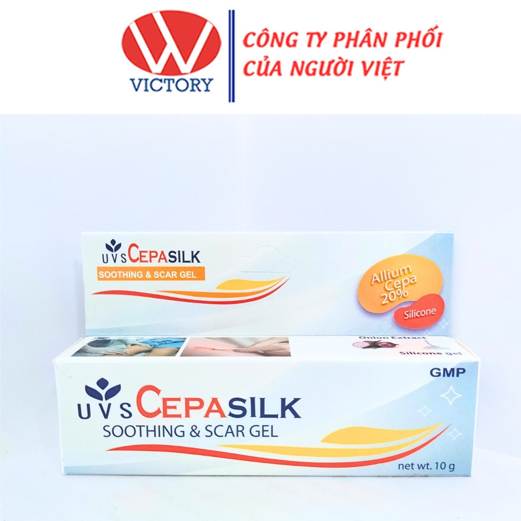 Kem UVS Thái Garcinar ngăn ngừa mụn / FadeScar mờ thâm sẹo / Cepasilk giảm khô ngứa do sẹo - 10ml - VIC Pharmacy