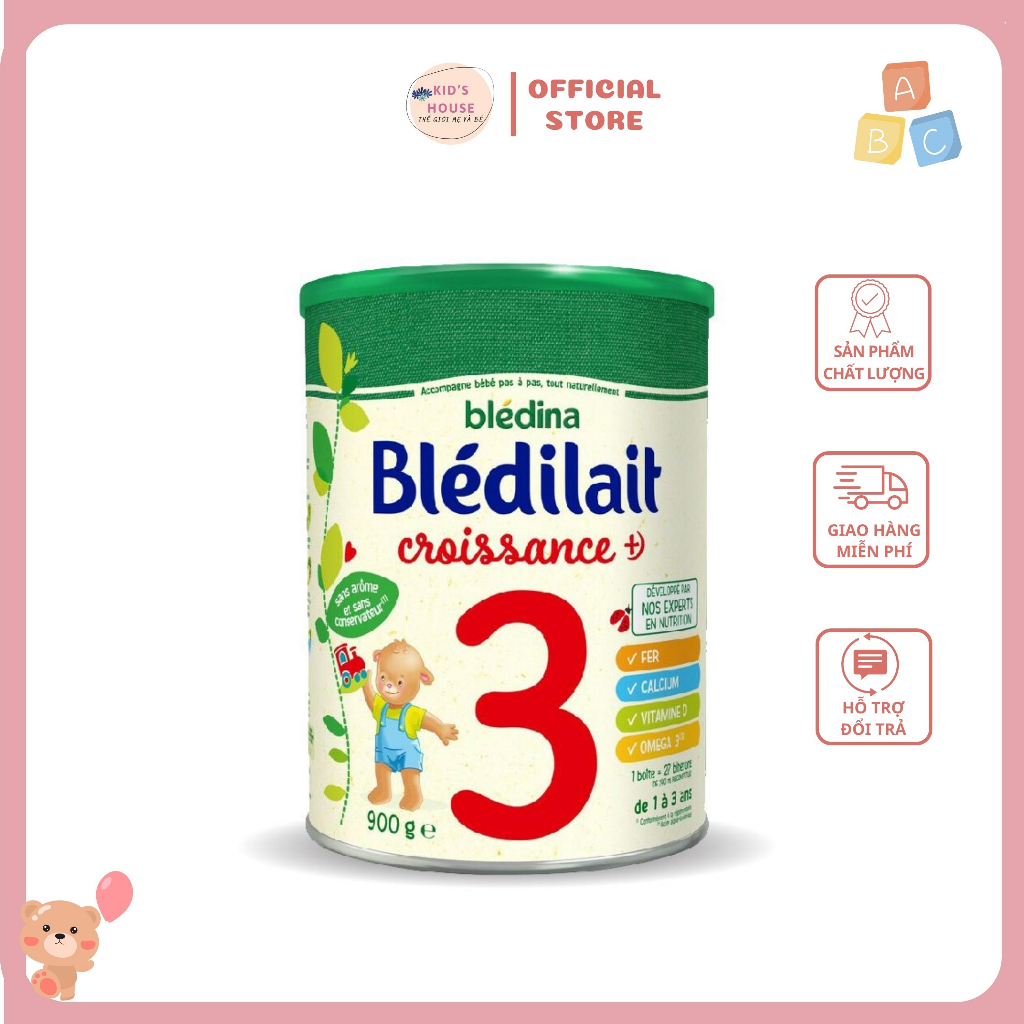Bộ Sữa Bledilait Nhập Khẩu Pháp Hộp 900gr Cho Bé sữa bột Bledina giải pháp tăng cân cực tốt