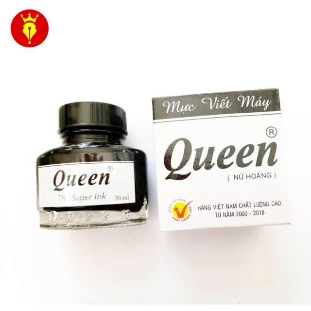 Mực Viết Máy Queen, Mực Cao Cấp, Mực Bút Má