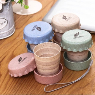 Ly Cốc Gấp Gọn,Ly Uống Nước Nhựa Lúa Mạch