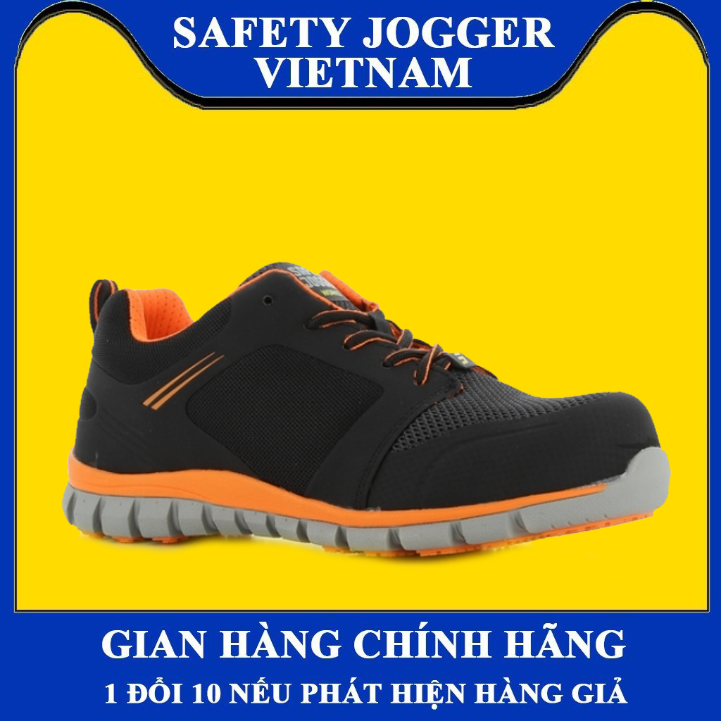 [CHÍNH HÃNG] Giày Bảo Hộ Lao Động Safety Jogger Ligero Cam , Chống Va Đập, Dáng Thể Thao