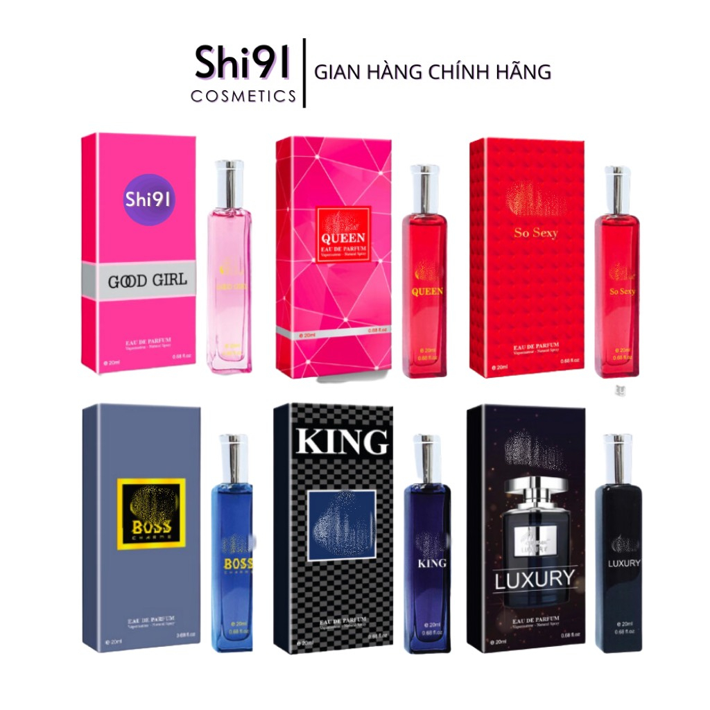 Nước hoa good girl, so sexy, queen, boss, king, luxury 20ml cả nam và nữ , lưu hương lâu, toả hương xa, chính hãn