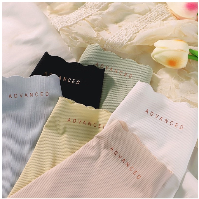 Quần Lót Đùi Mặc Váy Su Lạnh Viền Sóng Gân Tăm Co Giãn Cạp Chống Tụt 6689