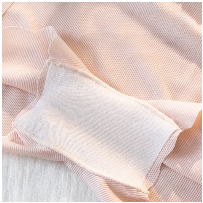 Quần Lót Đùi Mặc Váy Su Lạnh Viền Sóng Gân Tăm Co Giãn Cạp Chống Tụt 6689