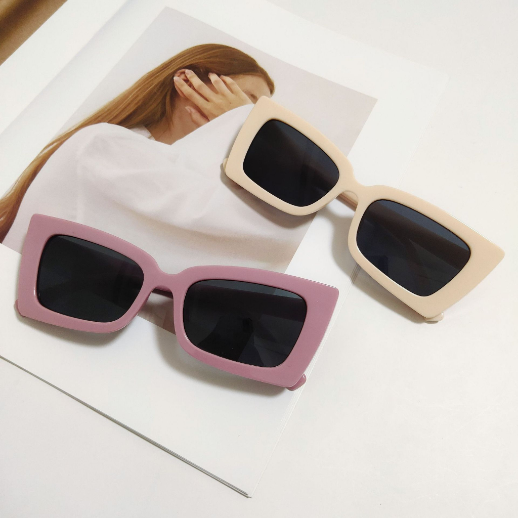 Mắt Kính Mát Nữ Form vuông Nữ Thời Trang Hot trend Teen Sang Chảnh - Hata24h