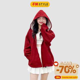 Áo Khoác Nhung Tăm Nữ Form Rộng Oversize Chống Nắng 2 Lớp Dễ Thương thời trang ulzzang 206240052