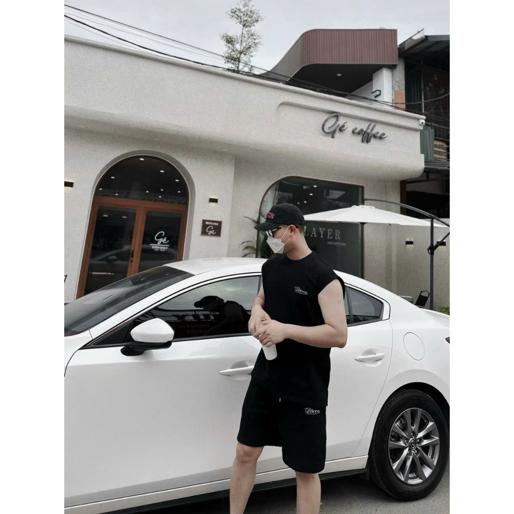 Bộ nam tanktop thể thao ICRAZY, không kèm áo thun trong, chất da cá mát mẻ, phong cách năng động, unisex