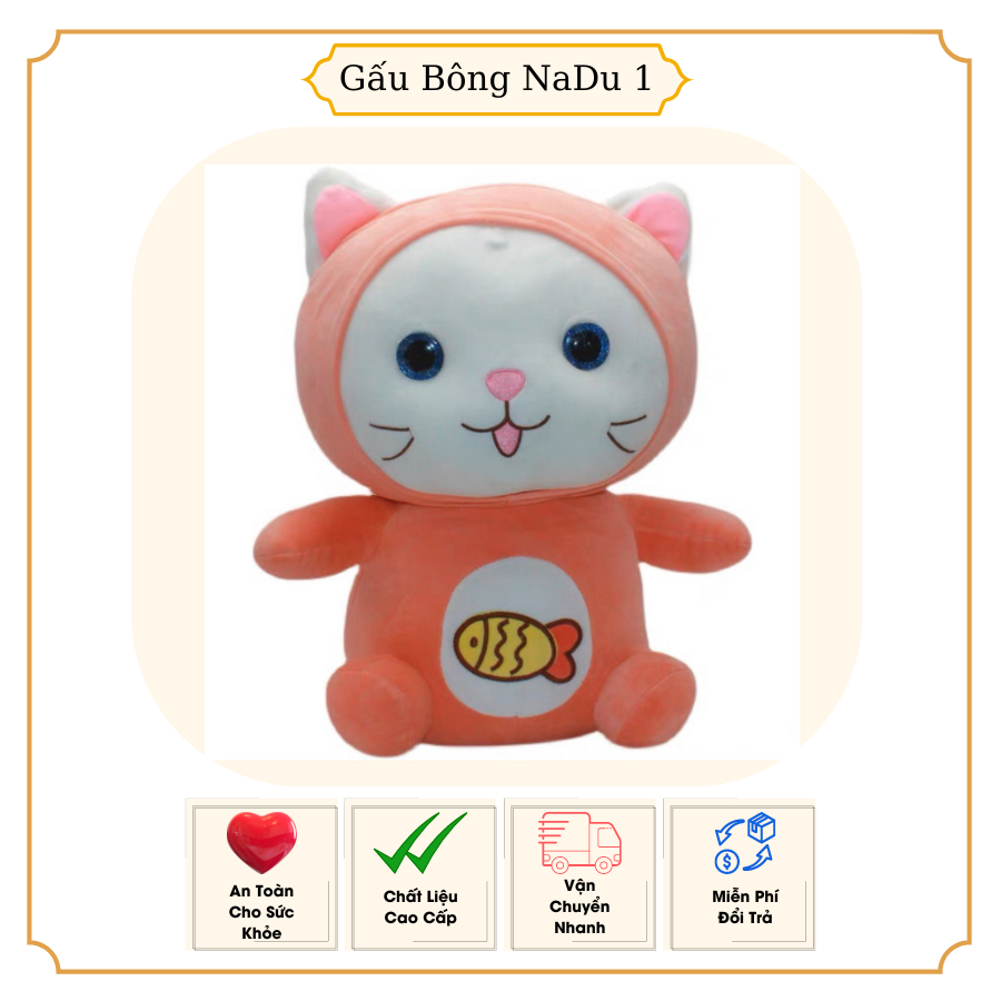 Gấu Bông Mini Mèo Dễ Thương