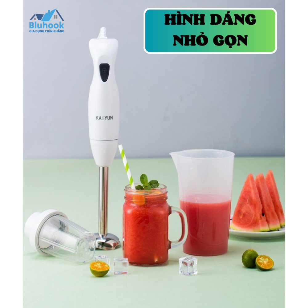 Máy Xay Cầm Tay Đa Năng KAIYUN, Máy Xay Sinh Tố, Máy Xay Dành Cho Bé, Nhỏ Gọn, Tiện Ích, Công Suất Lớn - Bluhook