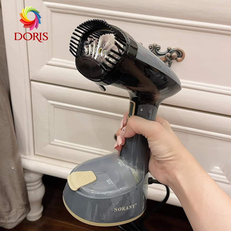 Bàn là hơi nước SOKANY 3065 mẫu mới, hơi nước cực mạnh, là nhanh phẳng mọi loại vải, bàn là hơi nước cầm tay gấp gọn