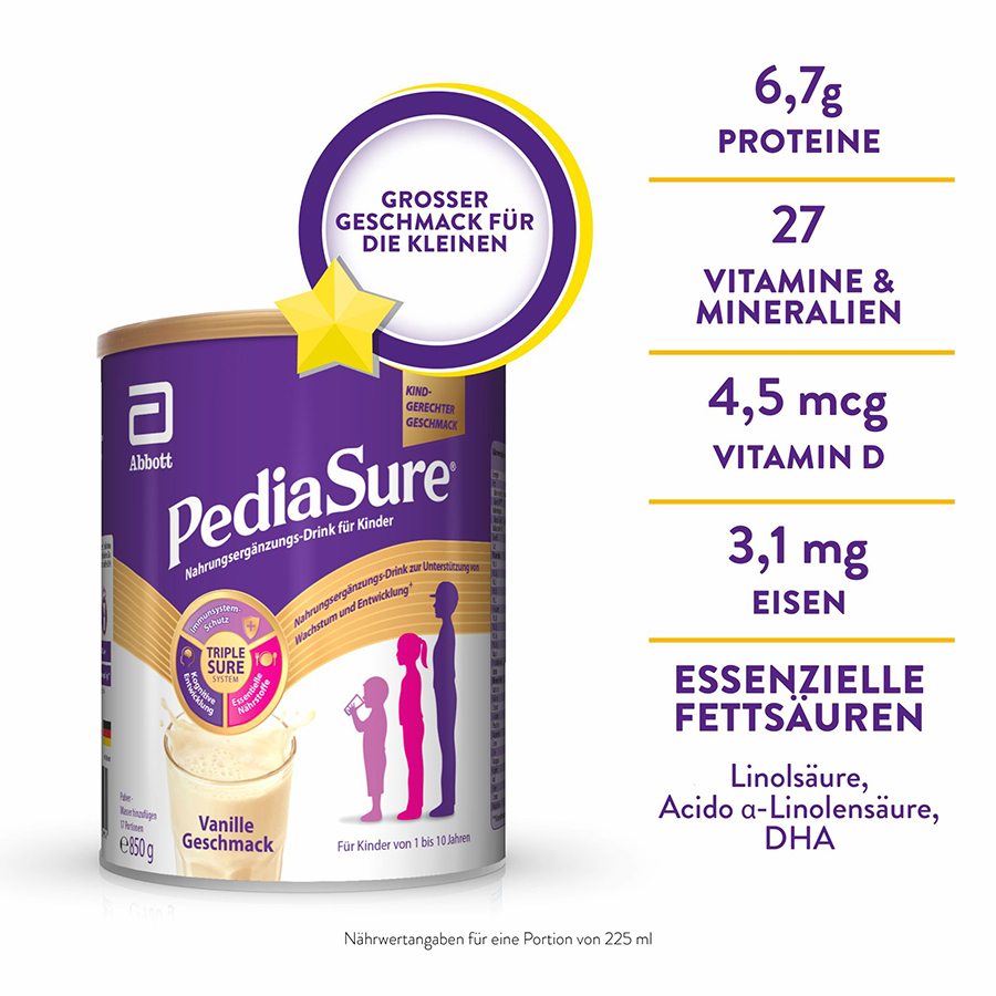 Sữa Công Thức Pediasure Đức Vanille 400g - Thực Phẩm Cho Bé