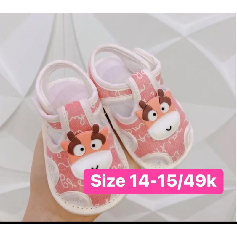 Dép Tập Đi Cho Bé Có Đế Chống Trơn Trượt 6-18 Tháng