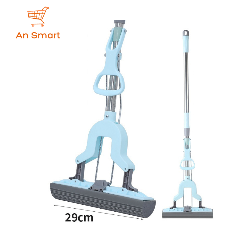 Cây Lau Nhà Tự Vắt Siêu Hút Nước, Chổi Lau Nhà Thông Minh Mút Xốp, Cây Chà Sàn Siêu Mút Nước