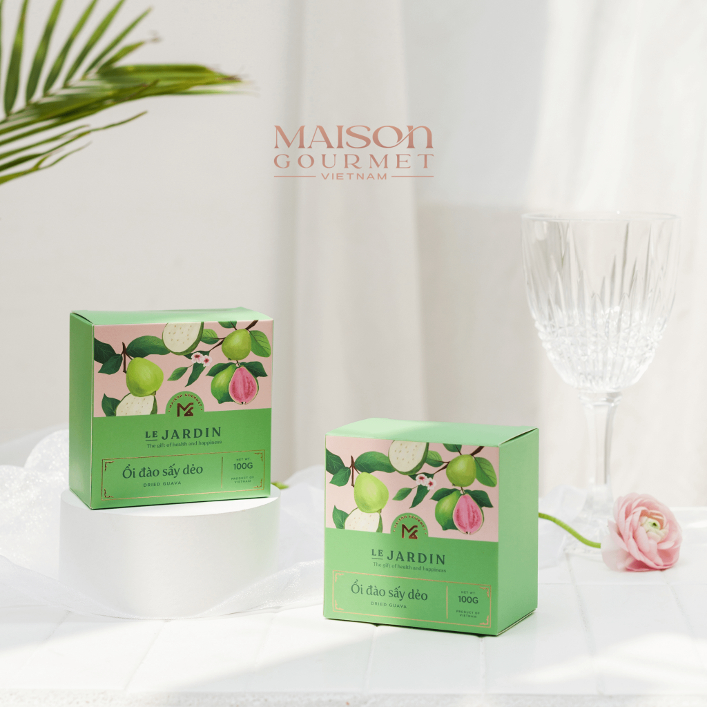 Ổi Sấy Dẻo Maison Gourmet 100% Từ Thiên Nhiên - Ăn Vặt Tốt Cho Sức Khỏe