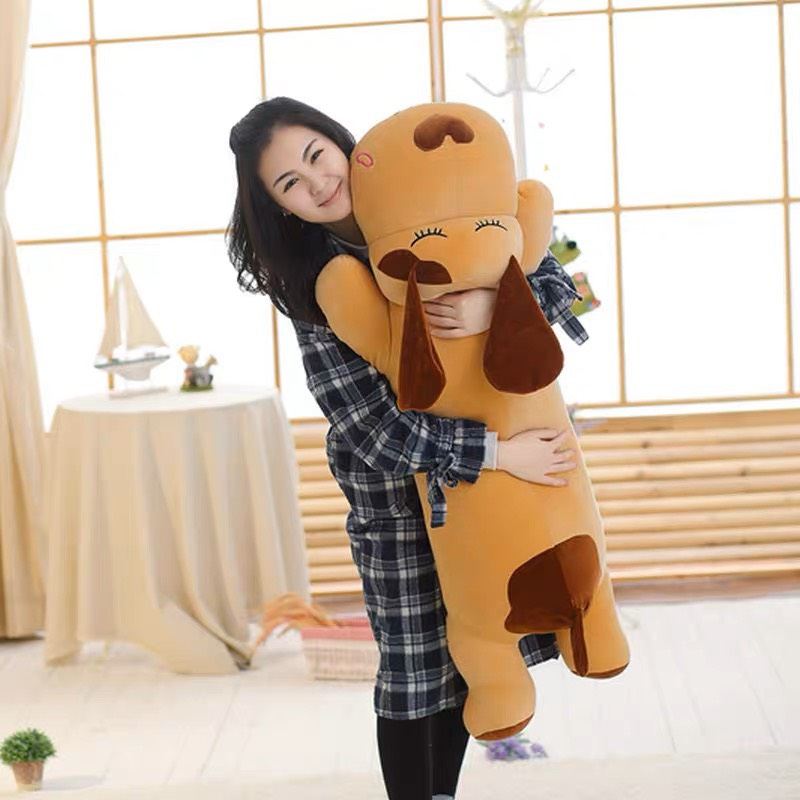 Thú bông chó mũi tim, hạnh phúc, dễ thương, cao cấp - Nadu