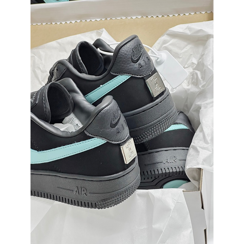 JDK STORE_Giày Sneaker Af1 Tiffany Đen Full Móc Xanh Min Siêu Cấp