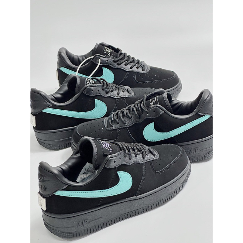 JDK STORE_Giày Sneaker Af1 Tiffany Đen Full Móc Xanh Min Siêu Cấp