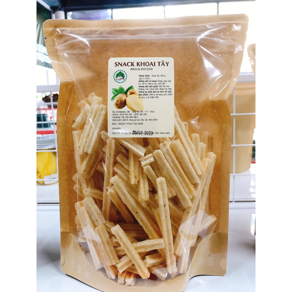 2 túi 1kg - KHOAI TÂY SẤY GIA VỊ - ĐẶC SẢN ĐÀ LẠT