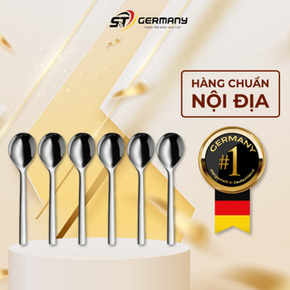 Set 6 thìa wmf ăn soup nuova nội địa đức thép không gỉ nhỏ gọn đa năng bền đẹp germaysnt 110038
