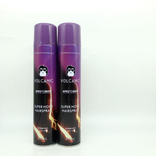 Combo gôm xịt tóc Volcanic + sáp vuốt tóc Volcanic Clay tạo kiểu giữ nếp