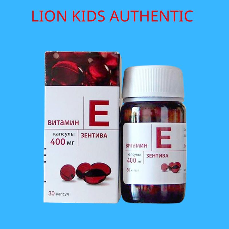 Vitamin E đỏ thủy tinh Nga 400mg  thủy tinh, đẹp da, chống lão hóa, tốt cho mắt