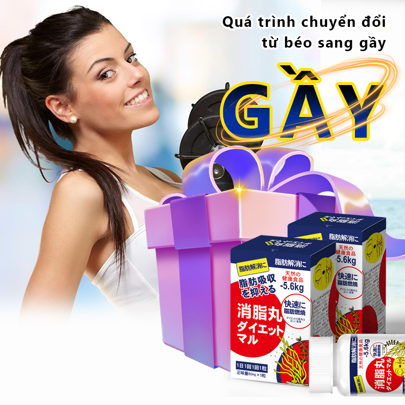 thuốc giảm cân -1 chai (3-5kg)Nhập khẩu từ Nhật Bản, bí mật giao hàng để nói lời tạm biệt với sự xấu hổ