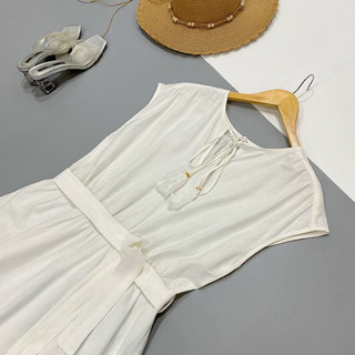 Váy maxi linen M.N.G dư xịn