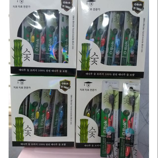 COMBO 4 CÂY BÀN CHẢI THAN TRE OBOK