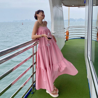 MAYA DRESS - Váy/Đầm/Maxi 2 dây dáng dài babydoll 24kstudio