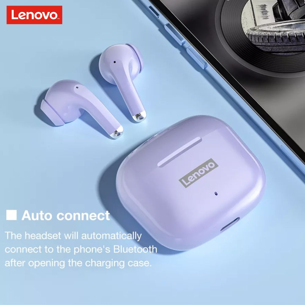 Tai Nghe Bluetooth Lenovo LP40 Pro think plus Nhét tai không dây chống ồn Tws 5.1 Lp40Pro bass mạnh và tích hợp mic