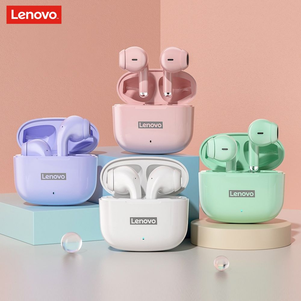 Tai Nghe Bluetooth Lenovo LP40 Pro think plus Nhét tai không dây chống ồn Tws 5.1 Lp40Pro bass mạnh và tích hợp mic