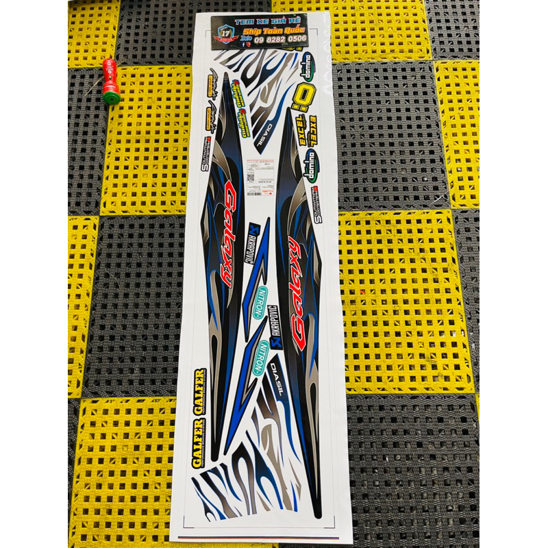 TEM LỬA GALAXY XE XANH TRẮNG