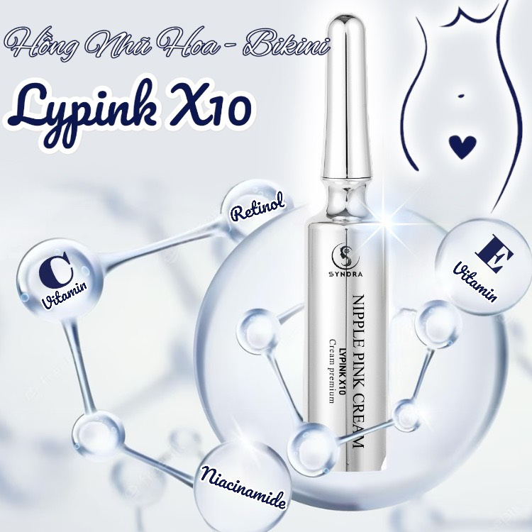 Làm Hồng Nhũ Hoa Lypink X10 - Kem Dưỡng Hồng Vùng Kín Nipple Pink